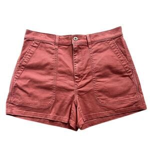 Madewell Salmon Pink Denim Cotton Loose Vintage Fit Sz 10